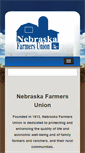 Mobile Screenshot of nebraskafarmersunion.org